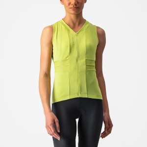 Castelli ANIMA 4 SLEEVELESS Mez Női Világos Zöld | ZNAVDEX-53