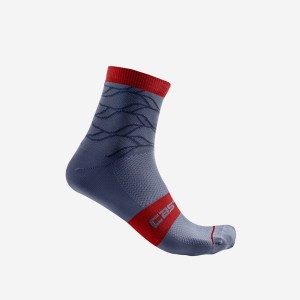 Castelli CLIMBER'S 3.0 12 CM Zokni Női Kék | NCXSKBG-46