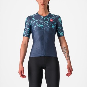 Castelli FREE SPEED 2 W RACE TOP Öltönyök Női Kék Világos Türkiz | JEODFSI-04