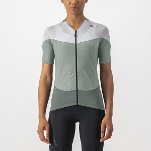 Castelli GRADIENT COLOR BLOCK Mez Női Zöld Fehér | NBKZGMA-02