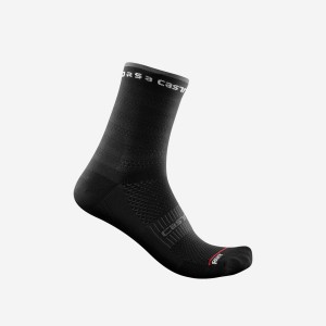 Castelli ROSSO CORSA W 11 Zokni Női Fekete | UFBCESX-41