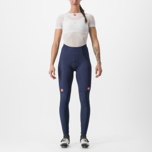 Castelli SORPASSO RoS W Leggings Női Kék Titán | VJYQBAF-36