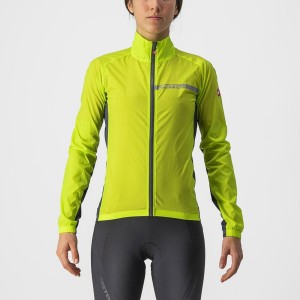 Castelli SQUADRA STRETCH W Védelem Női Világos Zöld Sötétszürke | IQXLBEP-51