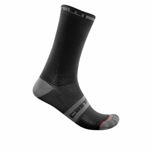 Castelli SUPERLEGGERA T 18 Zokni Férfi Fekete | QXGOCZW-23