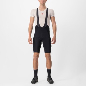 Castelli UNLIMITED THERMAL Rövidnadrág Bib-vel Férfi Fekete | IBNSOFE-48