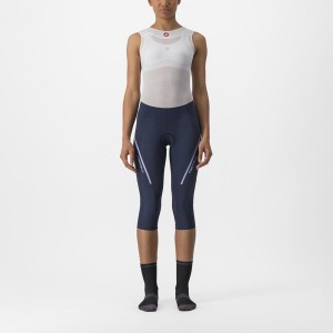 Castelli VELOCISSIMA 3 KNICKER Leggings Női Kék Lila Fehér | ZKRYDIO-20