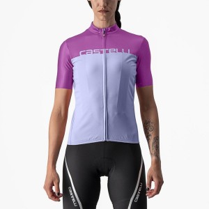 Castelli VELOCISSIMA Mez Női Lila Fehér | DCHXEYF-49