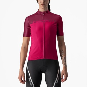 Castelli VELOCISSIMA Mez Női Piros Bordó | NHGTQJD-32