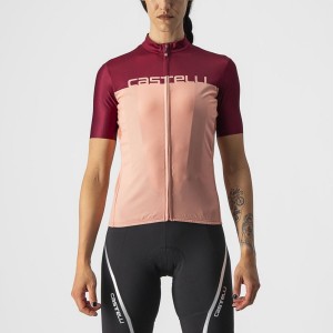 Castelli VELOCISSIMA Mez Női Rózsaszín Bordó | JTNEYDA-61