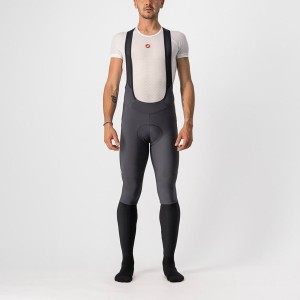 Castelli VELOCISSIMO 5 Harisnya Bib-vel Férfi Sötétszürke Titán | OBEFKTX-63