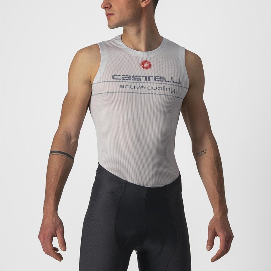 Castelli ACTIVE COOLING SLEEVELESS Base Layer Férfi Titán Szürke | JIOEWPV-09