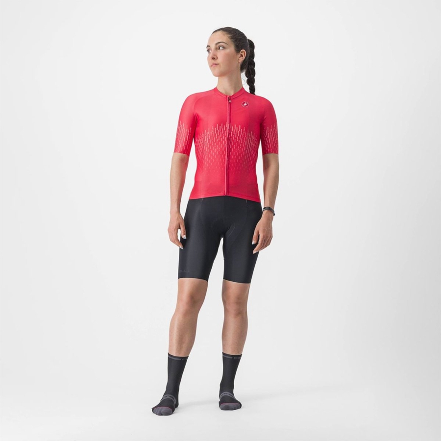 Castelli AERO PRO W Mez Női Piros | HLWDNKZ-31