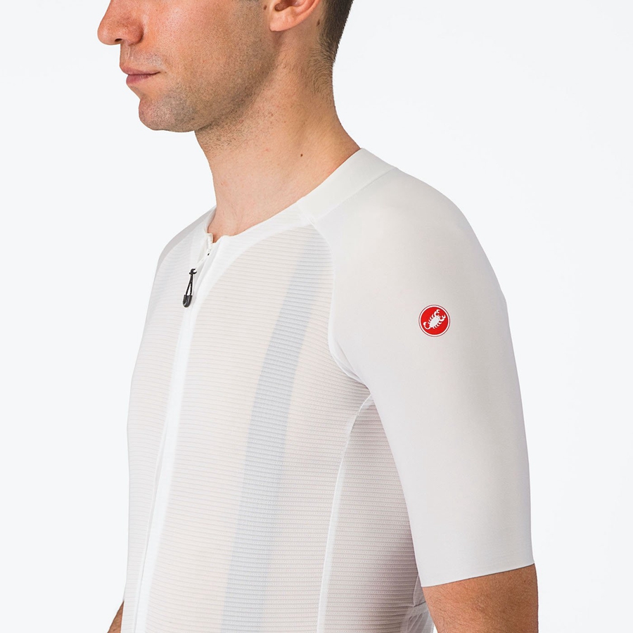 Castelli AERO RACE 7.0 Mez Férfi Fehér | ZOQLDPT-87