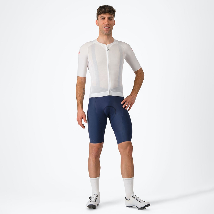 Castelli AERO RACE 7.0 Mez Férfi Fehér | ZOQLDPT-87