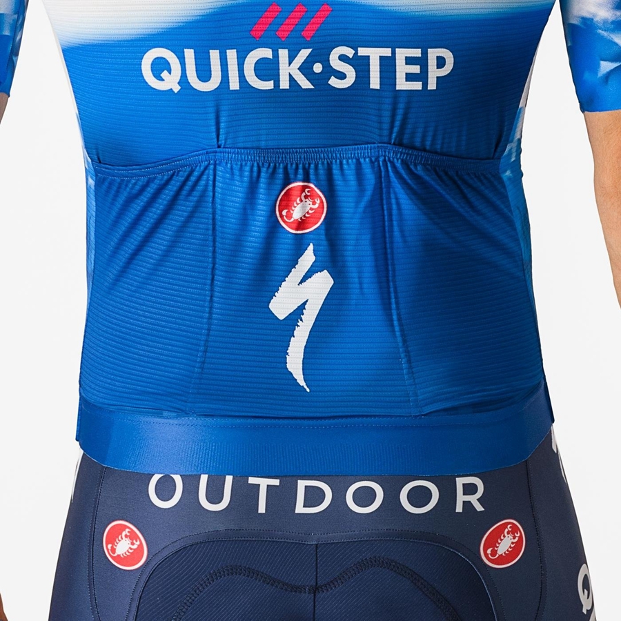 Castelli AERO RACE 7.0 Mez Férfi Kék Fehér | VCIHSNJ-29