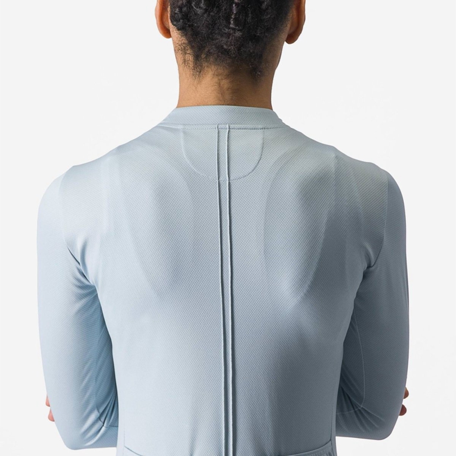 Castelli ANIMA 4 LONG SLEEVE Mez Női Kék | BFXHVMP-24