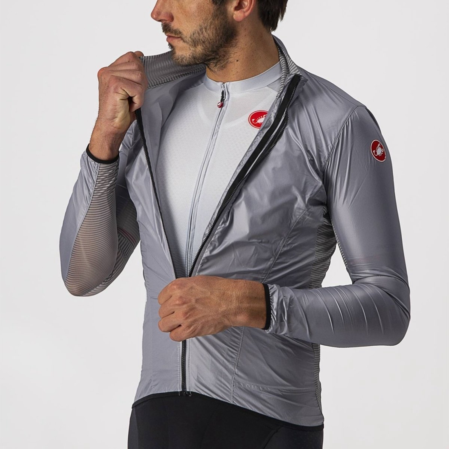 Castelli ARIA SHELL Védelem Férfi Titán Szürke | PGXEMAR-21