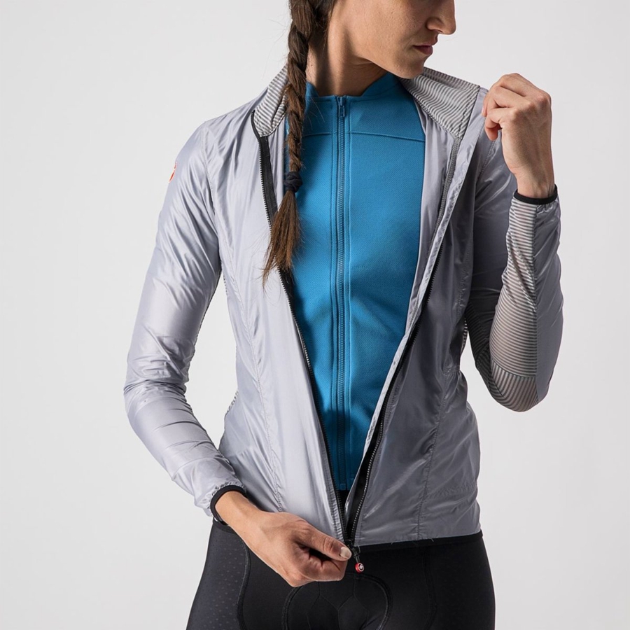 Castelli ARIA SHELL W Védelem Női Titán Szürke | XWHGFDR-41