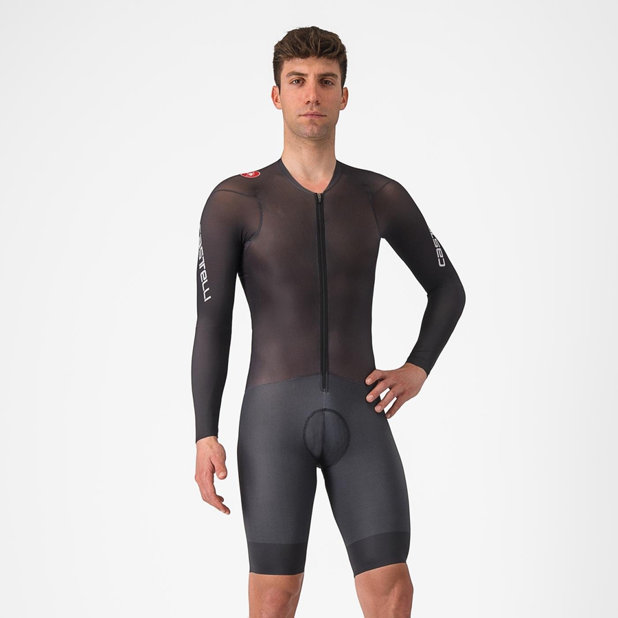 Castelli BODY PAINT 4.X Speedsuit Férfi Fekete | YDPMQFW-36