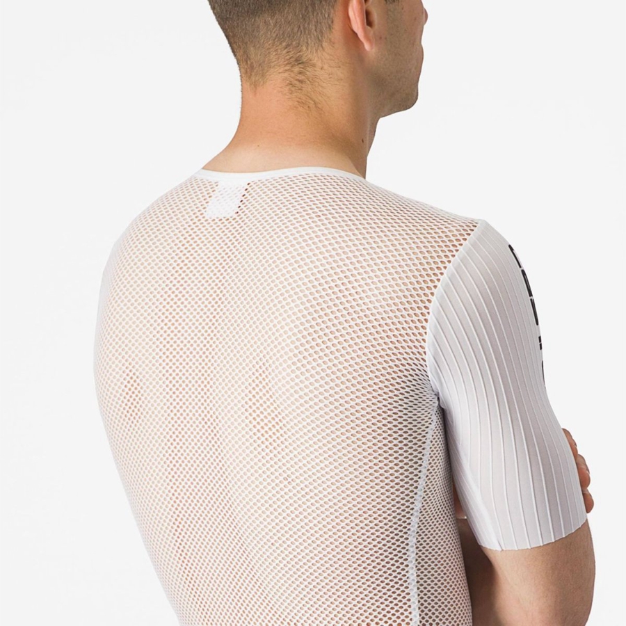 Castelli BOLERO SS Base Layer Férfi Fehér | QSHUWRO-29