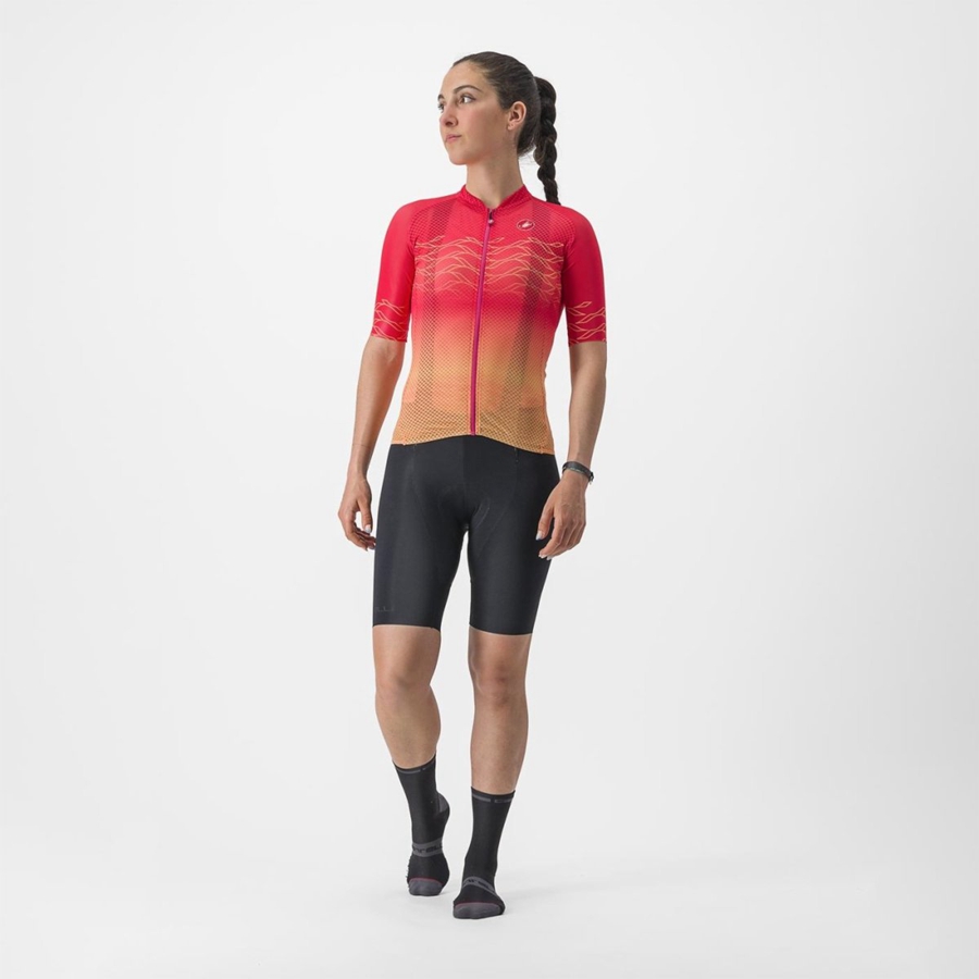 Castelli CLIMBER'S 2.0 W Mez Női Narancssárga | ALJMWCR-83