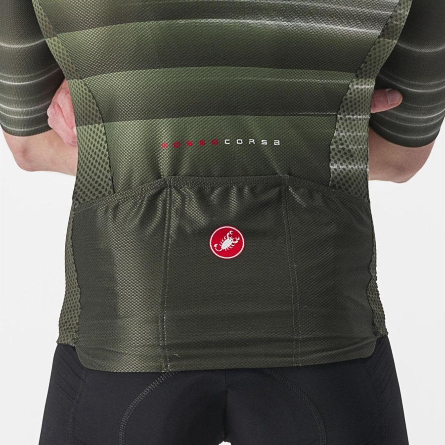 Castelli CLIMBER'S 3.0 SL2 Mez Férfi Mélyzöld | LCNSFUX-37