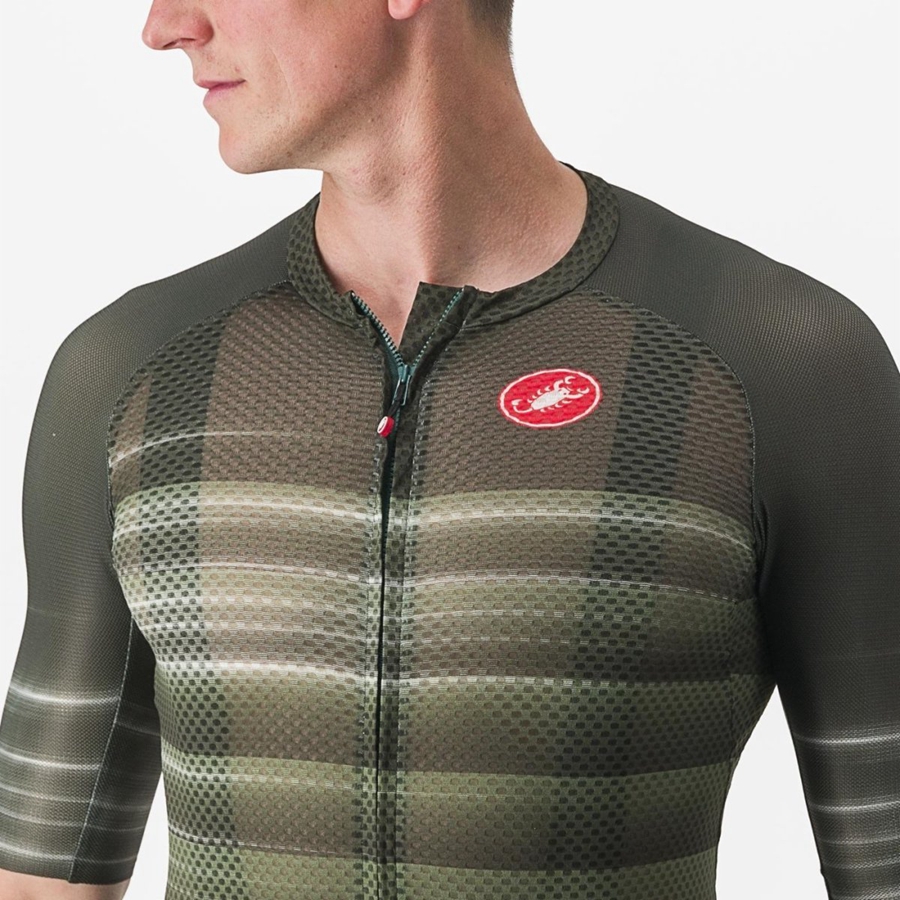 Castelli CLIMBER'S 3.0 SL2 Mez Férfi Mélyzöld | LCNSFUX-37