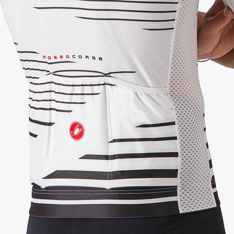 Castelli CLIMBER'S 4.0 Mez Férfi Fehér Fekete | CGMBOSF-42