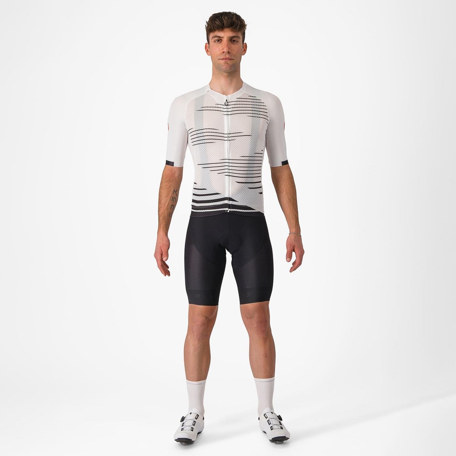 Castelli CLIMBER'S 4.0 Mez Férfi Fehér Fekete | CGMBOSF-42