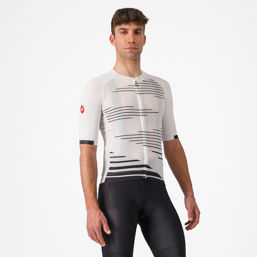 Castelli CLIMBER\'S 4.0 Mez Férfi Fehér Fekete | CGMBOSF-42