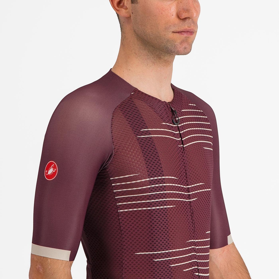 Castelli CLIMBER'S 4.0 Mez Férfi Mélybordó Titán | IRTOUFD-69