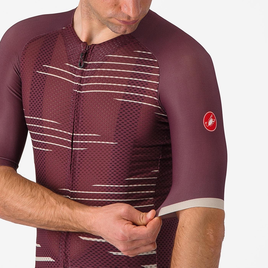 Castelli CLIMBER'S 4.0 Mez Férfi Mélybordó Titán | IRTOUFD-69