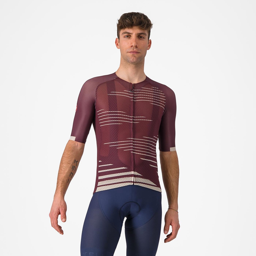 Castelli CLIMBER\'S 4.0 Mez Férfi Mélybordó Titán | IRTOUFD-69