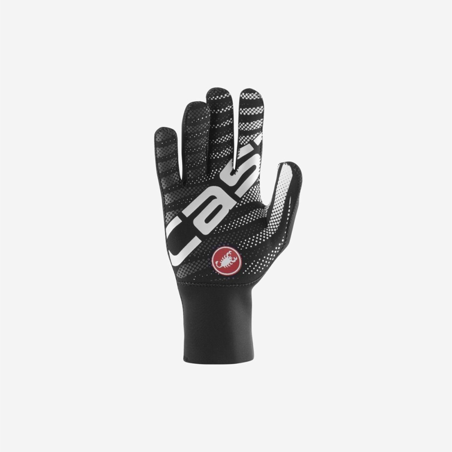 Castelli DILUVIO C Kesztyű Férfi Fekete | UHQDKYP-06