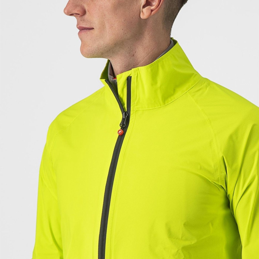 Castelli EMERGENCY 2 RAIN Védelem Férfi Világos Zöld | FPDYLVE-52