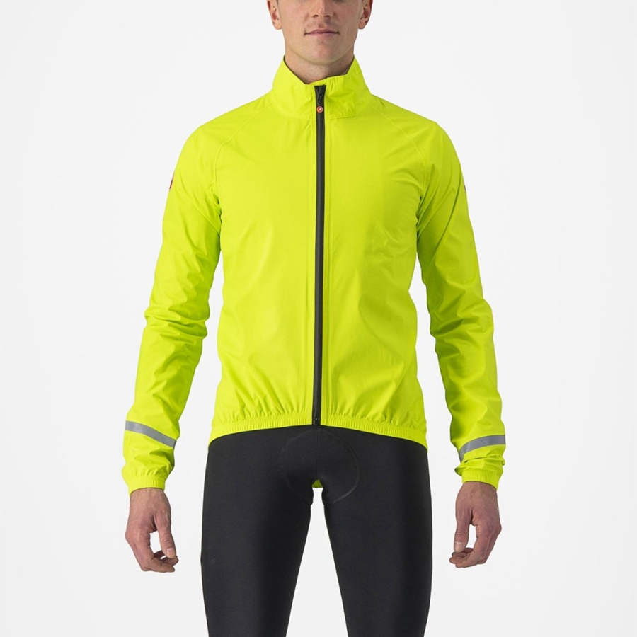 Castelli EMERGENCY 2 RAIN Védelem Férfi Világos Zöld | FPDYLVE-52