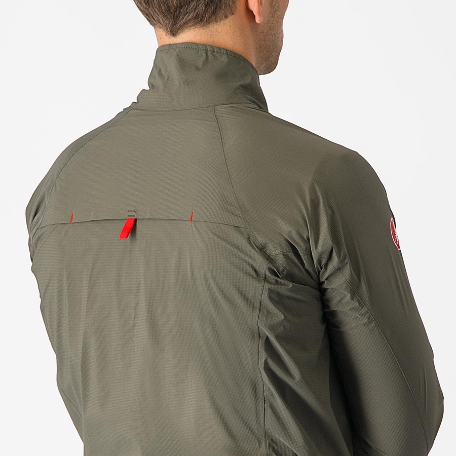 Castelli EMERGENCY 2 RAIN Védelem Férfi Zöld | LECTFJP-32