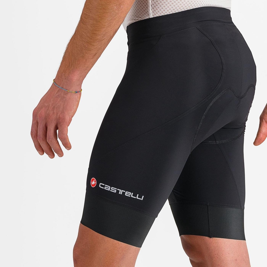 Castelli ENDURANCE 3 Rövidnadrág Férfi Fekete | EGKVRZN-64