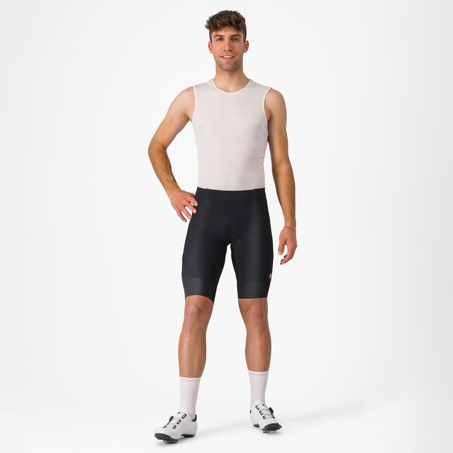 Castelli ENDURANCE 3 Rövidnadrág Férfi Fekete | EGKVRZN-64