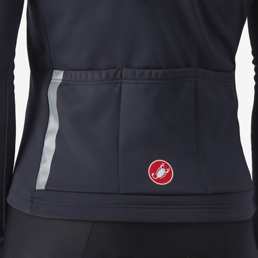 Castelli ENTRATA THERMAL Mez Férfi Fekete Piros | IORPFZH-05