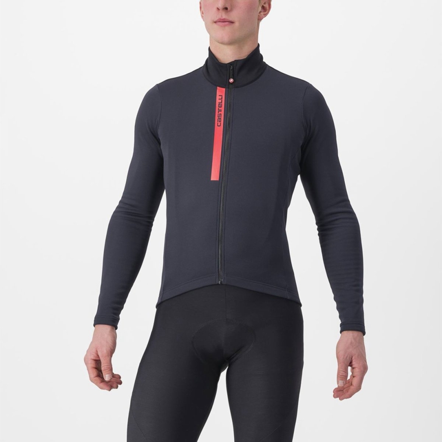 Castelli ENTRATA THERMAL Mez Férfi Fekete Piros | IORPFZH-05