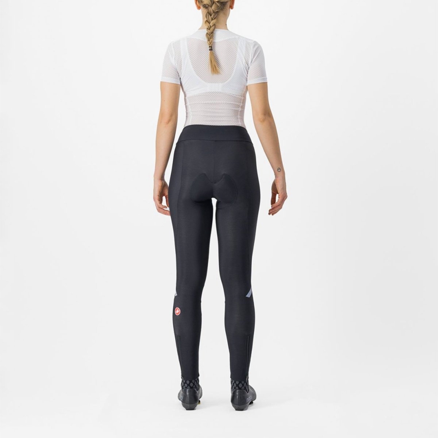 Castelli ENTRATA W Leggings Női Fekete | NLXKAJM-51