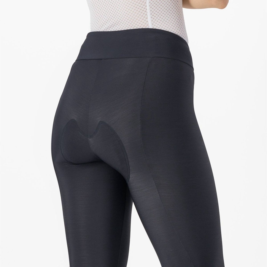 Castelli ENTRATA W Leggings Női Fekete | NLXKAJM-51