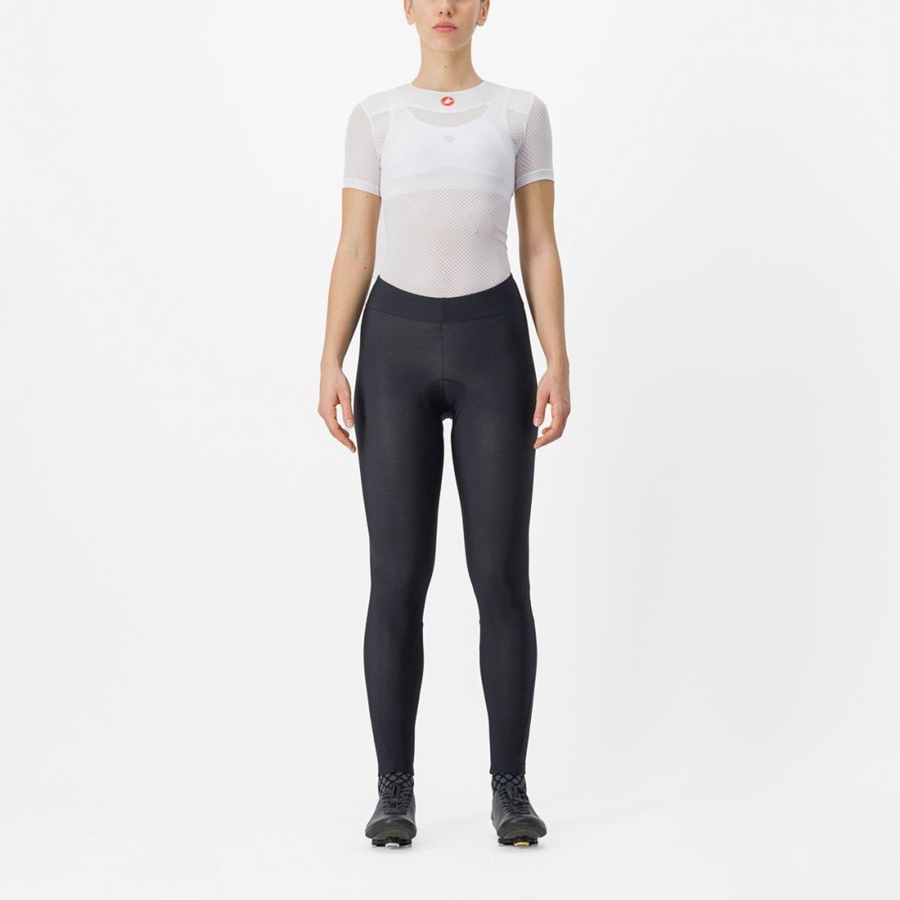 Castelli ENTRATA W Leggings Női Fekete | NLXKAJM-51