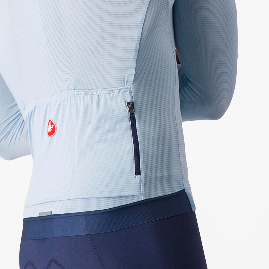 Castelli ESPRESSO LS Mez Férfi Kék Kék | PJLBGXN-45