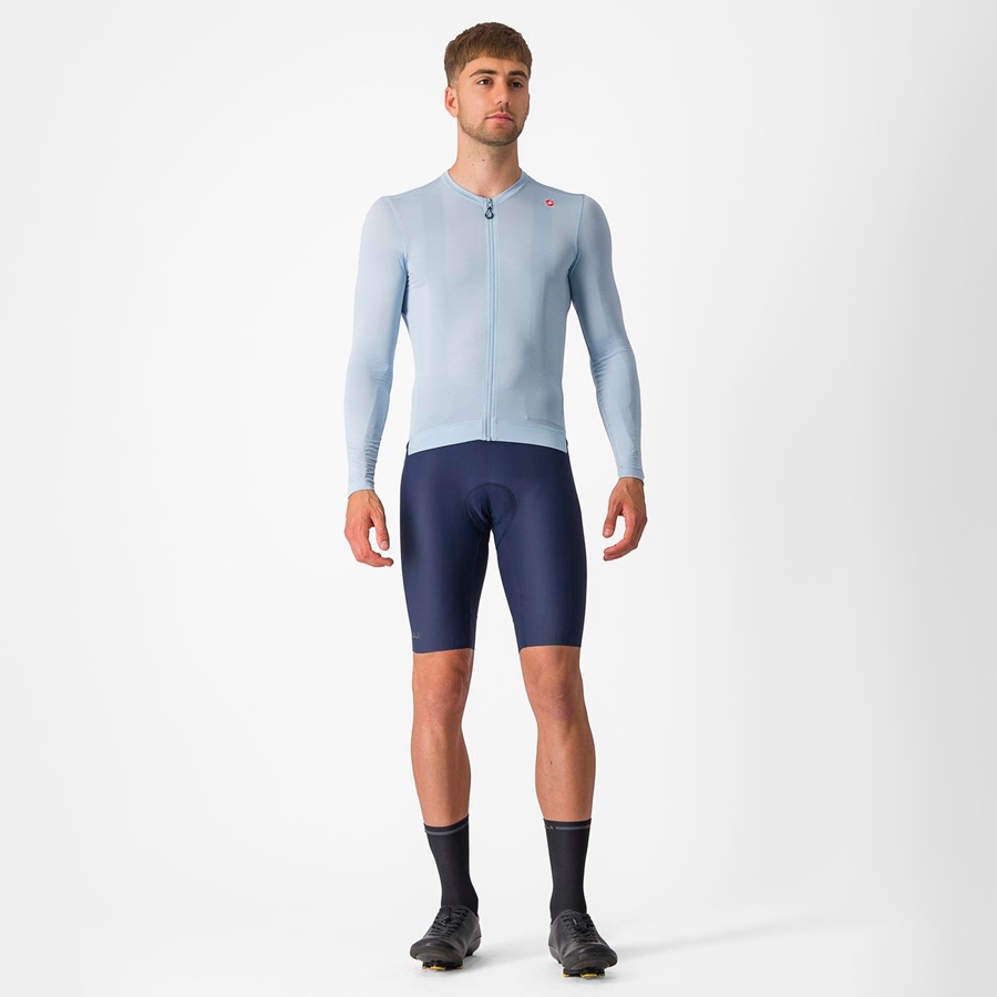 Castelli ESPRESSO LS Mez Férfi Kék Kék | PJLBGXN-45