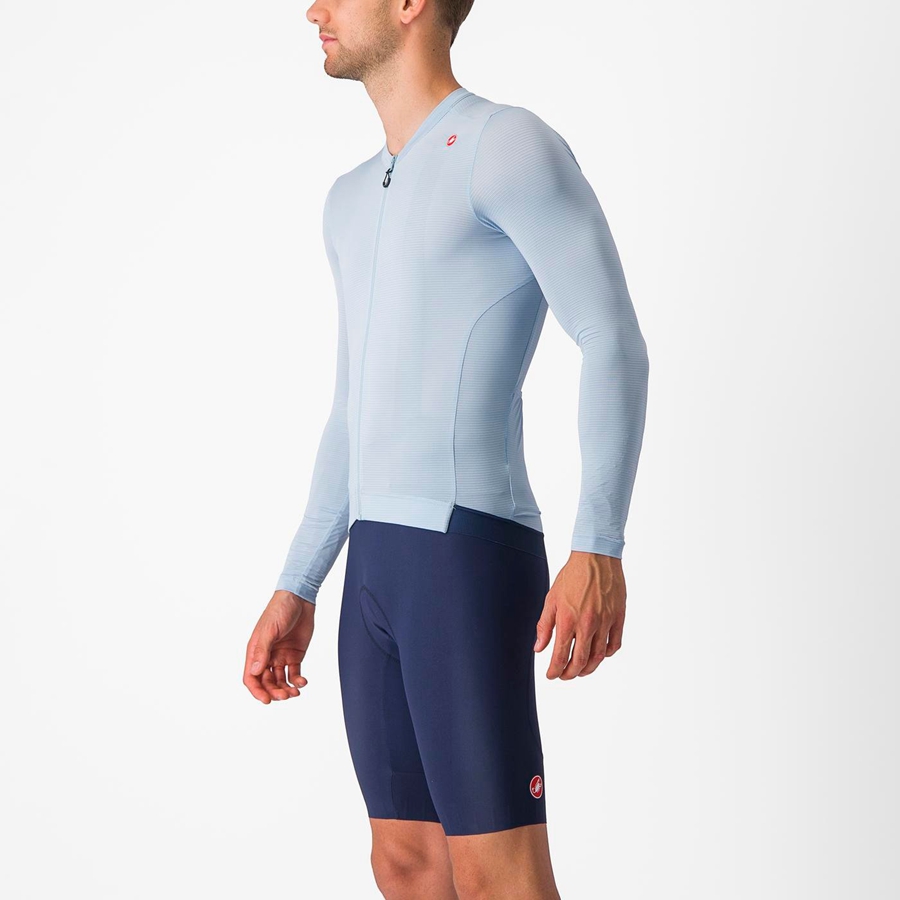 Castelli ESPRESSO LS Mez Férfi Kék Kék | PJLBGXN-45