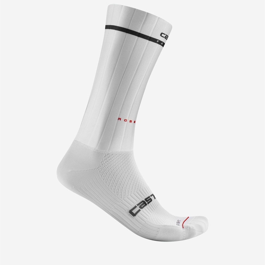 Castelli FAST FEET 2 Zokni Férfi Fehér | GZITNLS-38