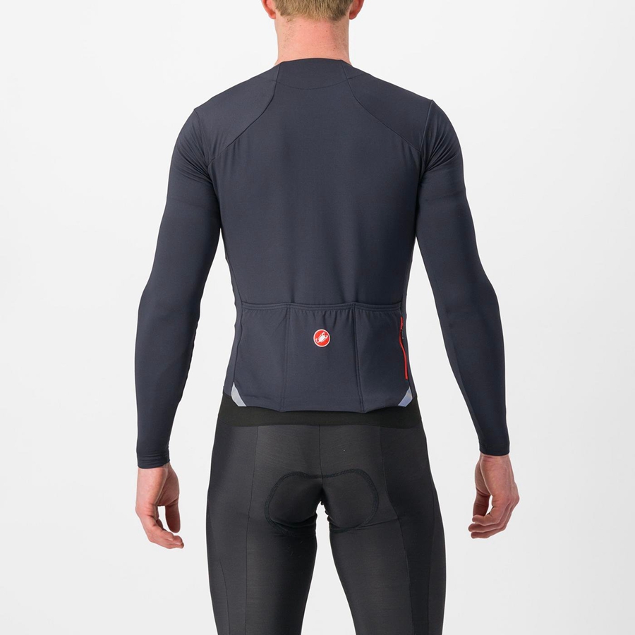 Castelli FLY LS Mez Férfi Fekete | APKVTWE-90