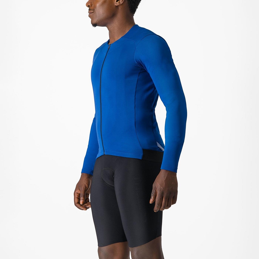 Castelli FLY LS Mez Férfi Kék | HXCZFKV-79